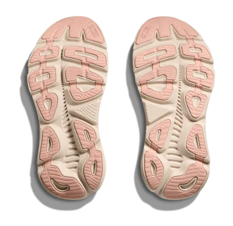 Hoka Women's Gaviota 5 Running Shoes- Rose Latte/ Rose Cream - Image 5