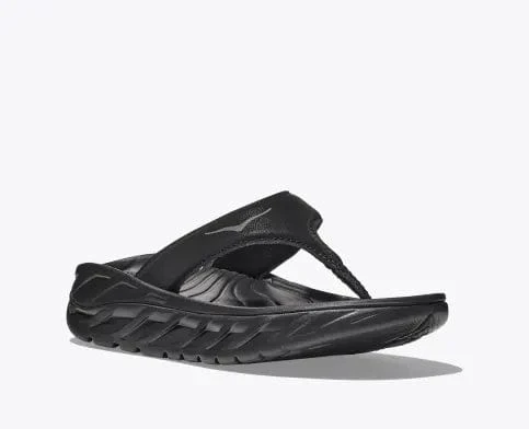 Hoka Women's Ora Recovery Flips- Black/Grey - Image 2