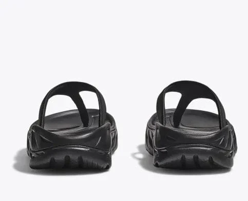 Hoka Women's Ora Recovery Flips- Black/Grey - Image 3