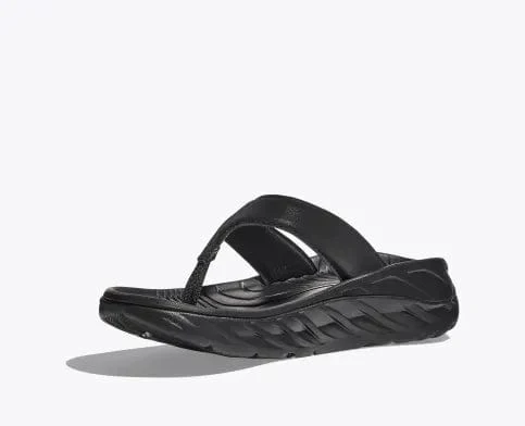 Hoka Women's Ora Recovery Flips- Black/Grey - Image 5