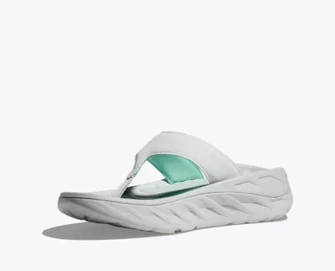 Hoka Women's Ora Recovery Flips- Grey/Seafoam - Image 5