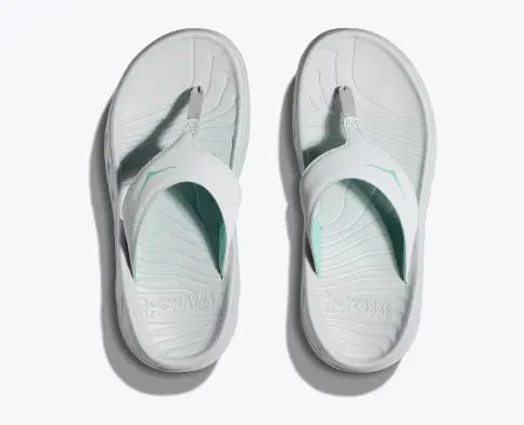 Hoka Women's Ora Recovery Flips- Grey/Seafoam - Image 6