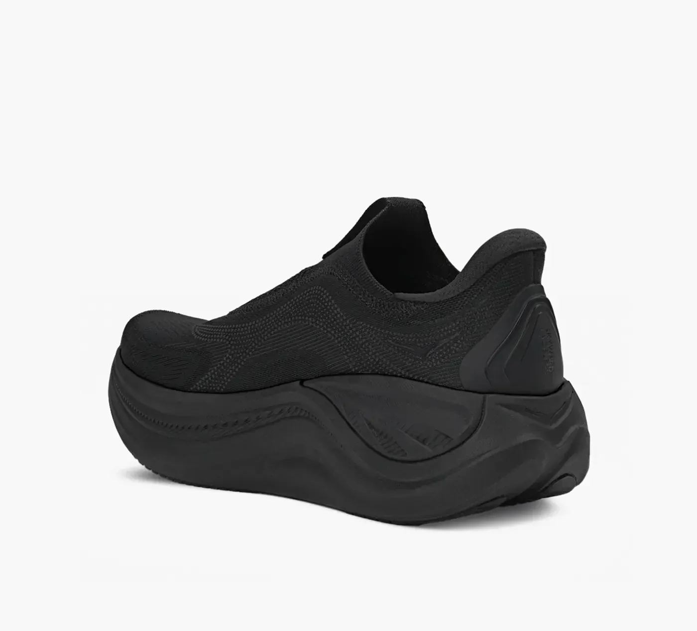 Hoka Women's Skyward Laceless Slip-on Walking Shoes- Black/ Black - Image 3