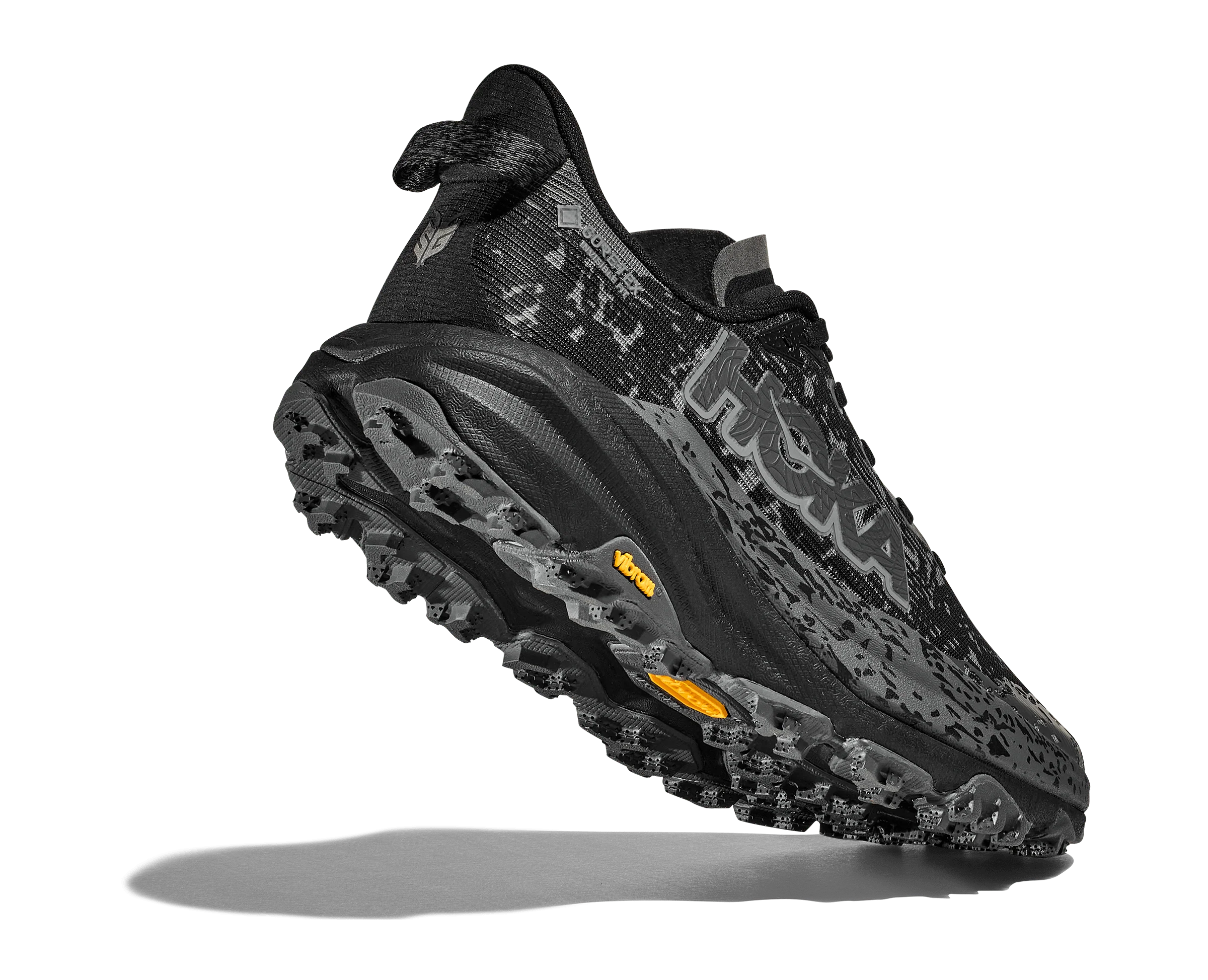 Hoka Women's Speedgoat 6 Gore-Tex® Trail Runners- Black/Outer Orbit - Image 4