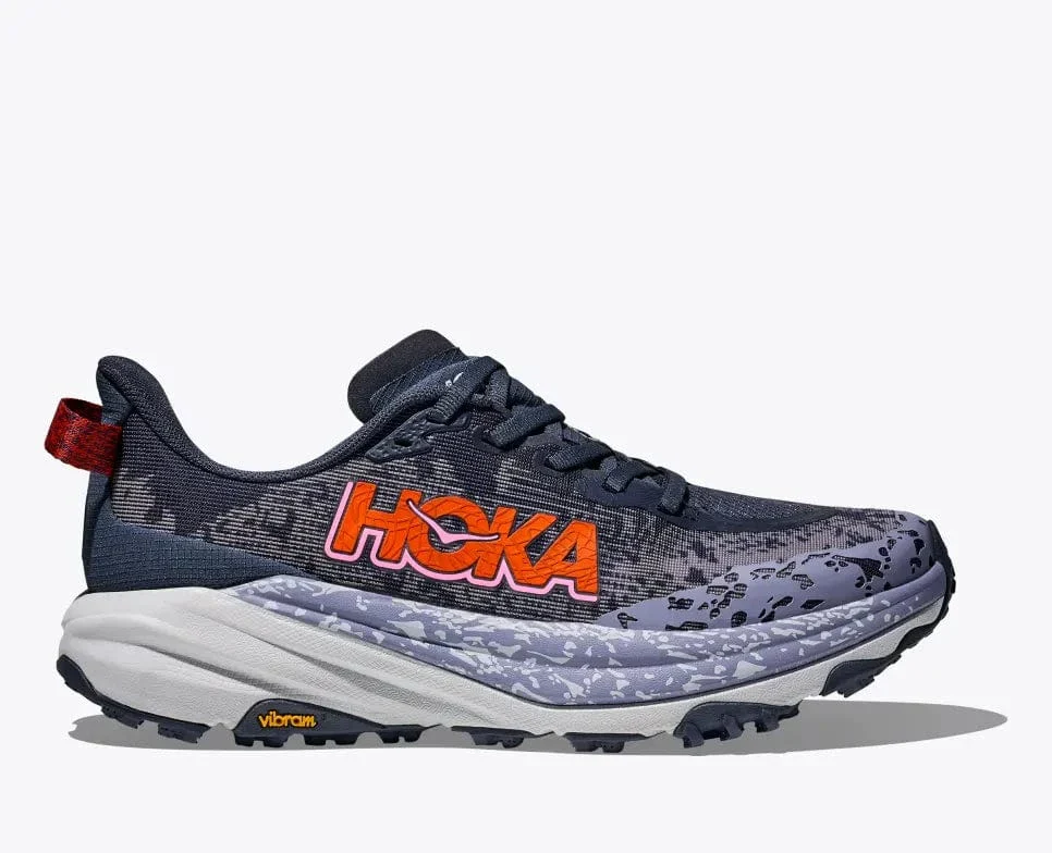 Hoka Women's Speedgoat 6 Trail Runners- Nautical Dusk/ Sea Ice