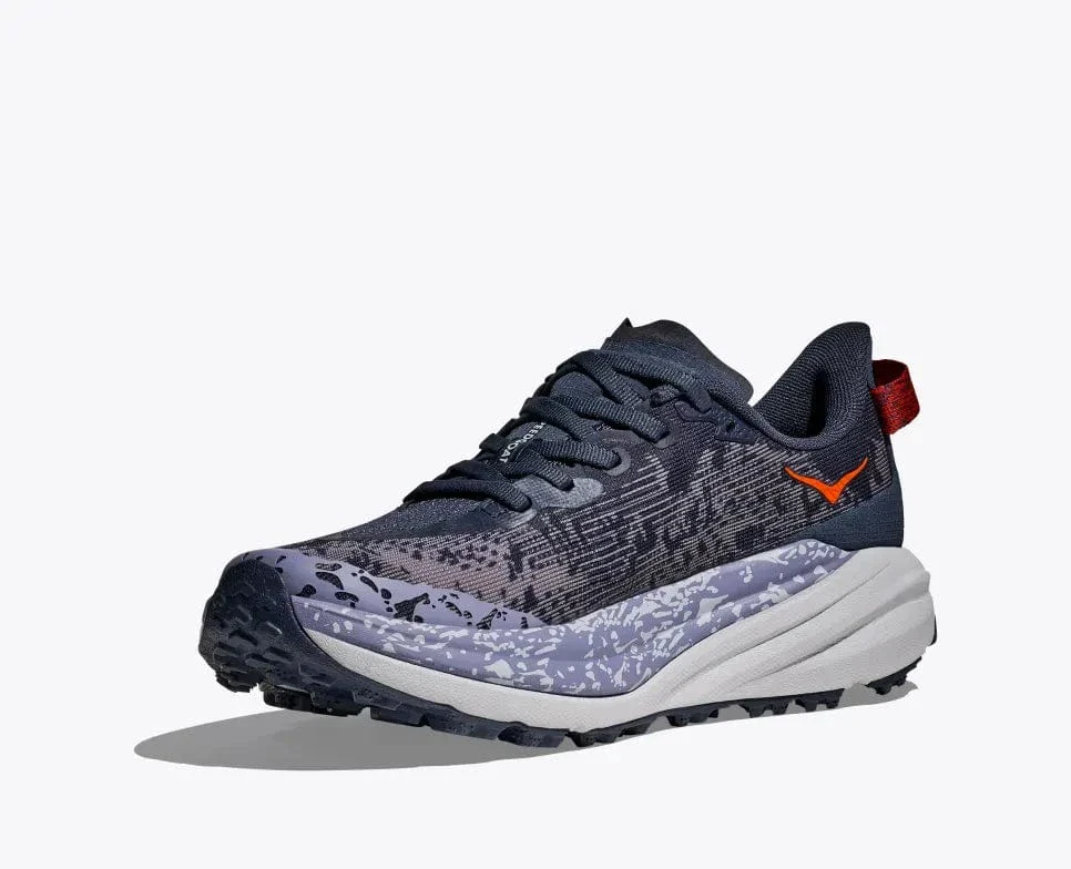 Hoka Women's Speedgoat 6 Trail Runners- Nautical Dusk/ Sea Ice - Image 3