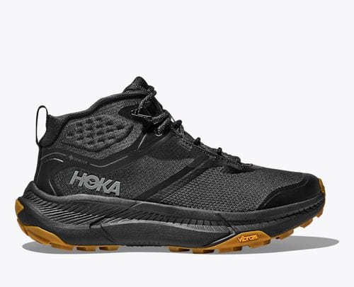 Hoka Women's Transport Hike Gore-Tex® Hiking Boots- Black/ Black