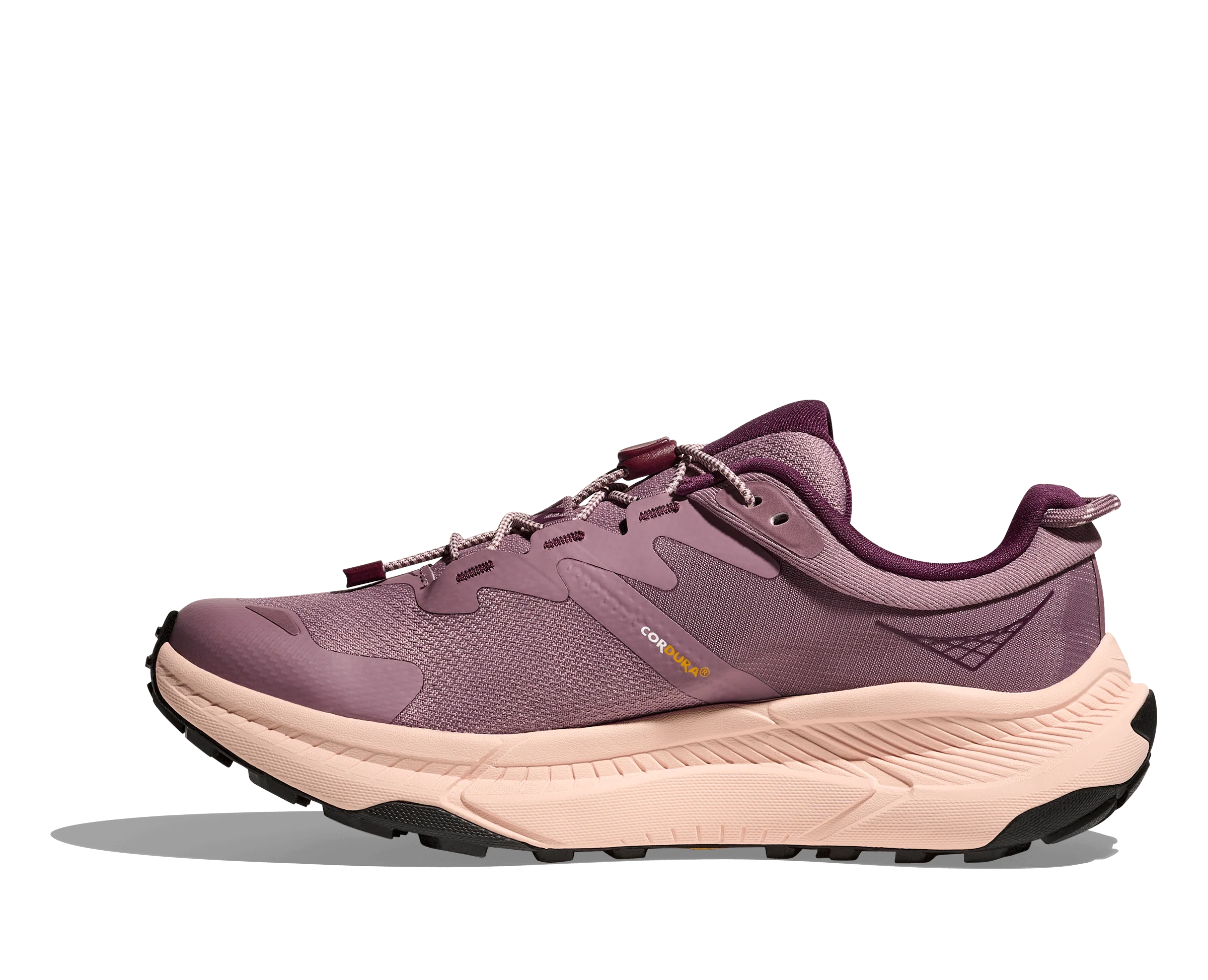 Hoka Women's Transport Walking Shoes- Classic Mauve/ Dawn Light - Image 2