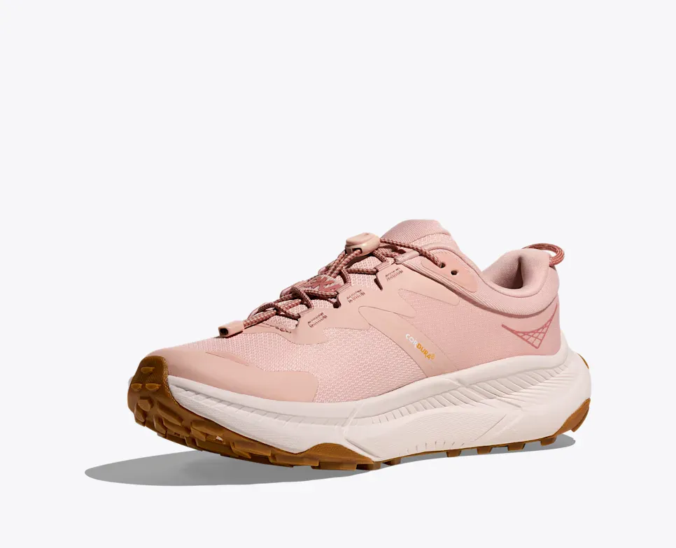 Hoka Women's Transport Walking Shoes- Rose Latte/ Rose Cream - Image 3