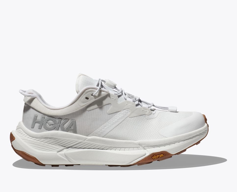 Hoka Women's Transport Walking Shoes- White/ White