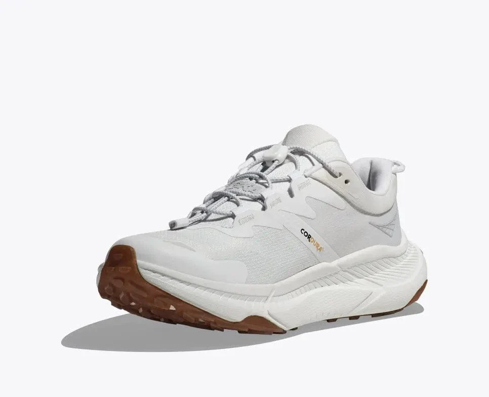 Hoka Women's Transport Walking Shoes- White/ White - Image 3