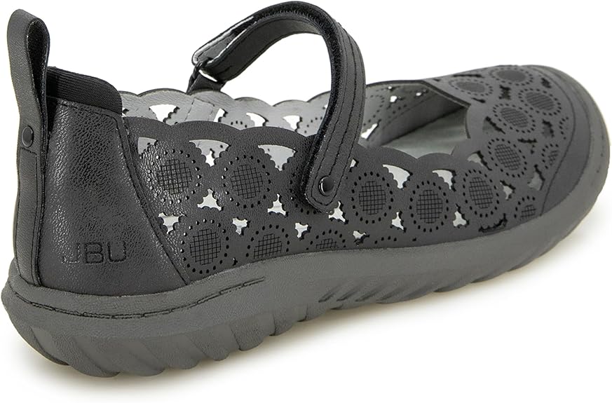 JBU Women's Anne Mary Janes- Black - Image 5
