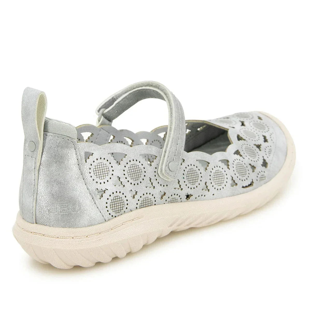 JBU Women's Anne Mary Janes- Silver - Image 6