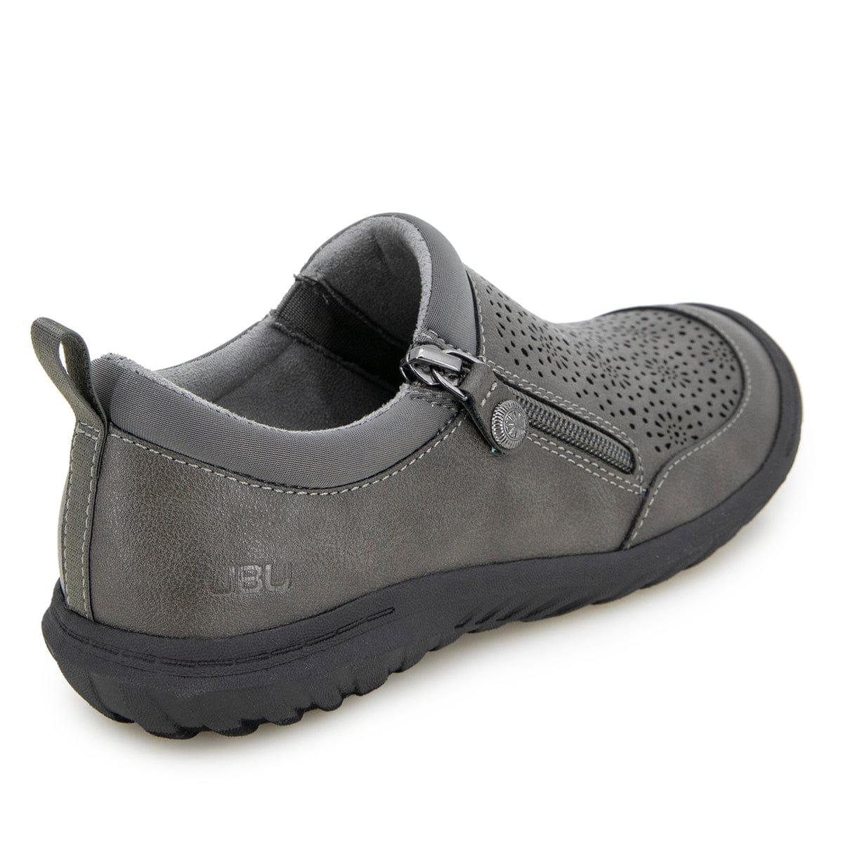 JBU Women's Avery Zip Shoes- Grey - Image 3