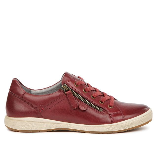 Josef Seibel Women's Caren 12 Lace & Zip Sneakers- Bordo