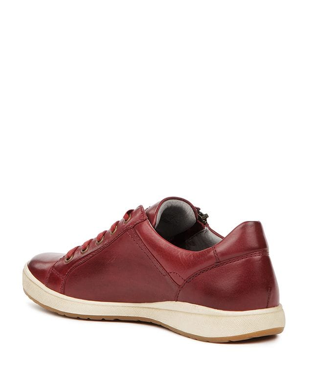 Josef Seibel Women's Caren 12 Lace & Zip Sneakers- Bordo - Image 3