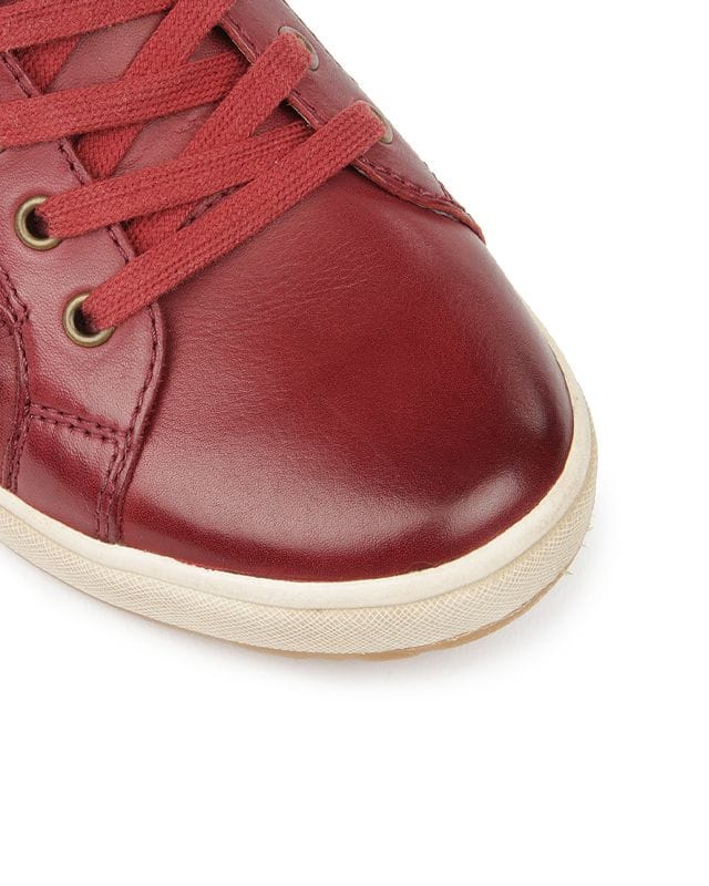 Josef Seibel Women's Caren 12 Lace & Zip Sneakers- Bordo - Image 5
