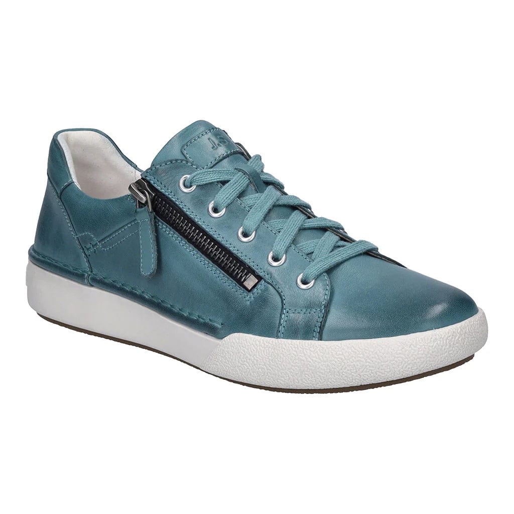 Josef Seibel Women's Claire 03 Lace & Zip Sneakers- Azure - Image 2