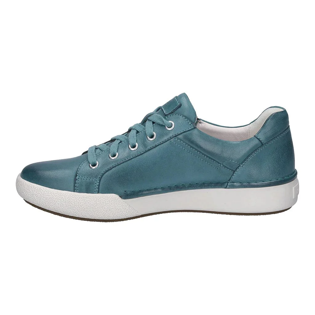 Josef Seibel Women's Claire 03 Lace & Zip Sneakers- Azure - Image 3