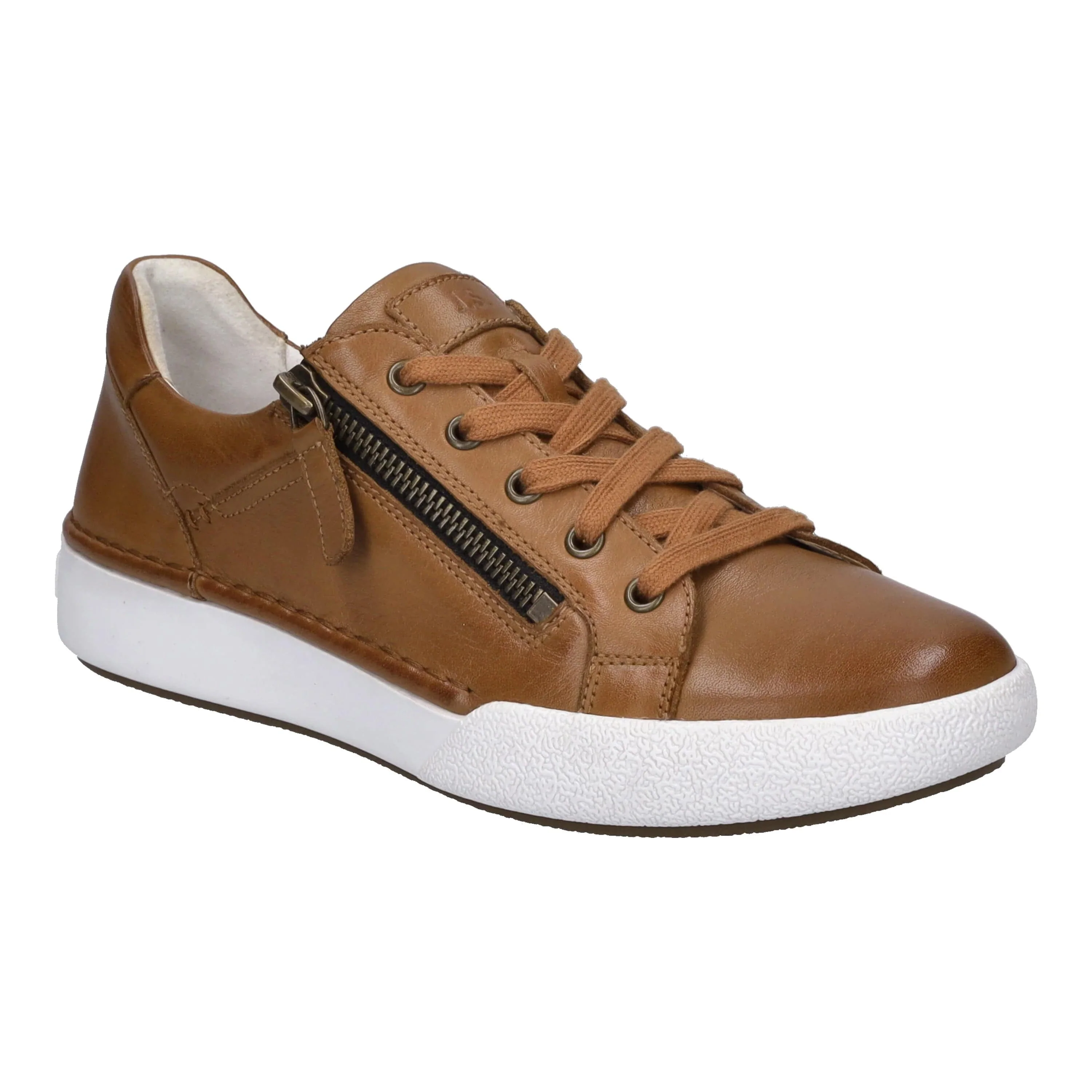 Josef Seibel Women's Claire 03 Lace & Zip Sneakers- Camel - Image 2