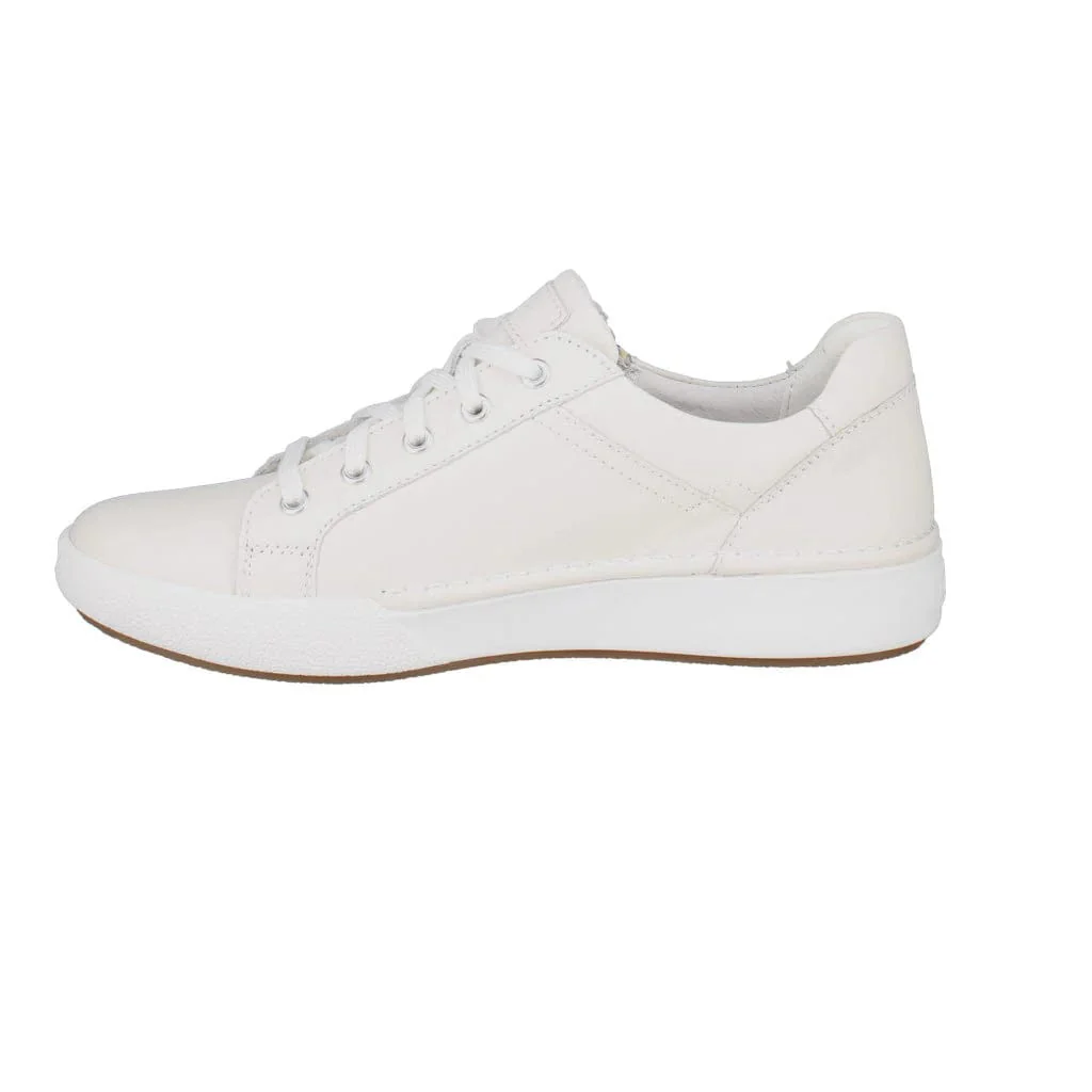 Josef Seibel Women's Claire 03 Lace & Zip Sneakers- White - Image 4