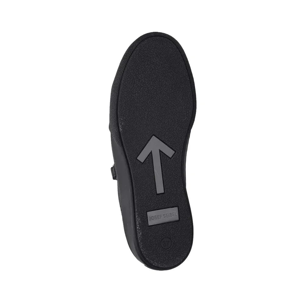 Josef Seibel Women's Claire 13 Lace & Zip Sneakers- All Black - Image 5