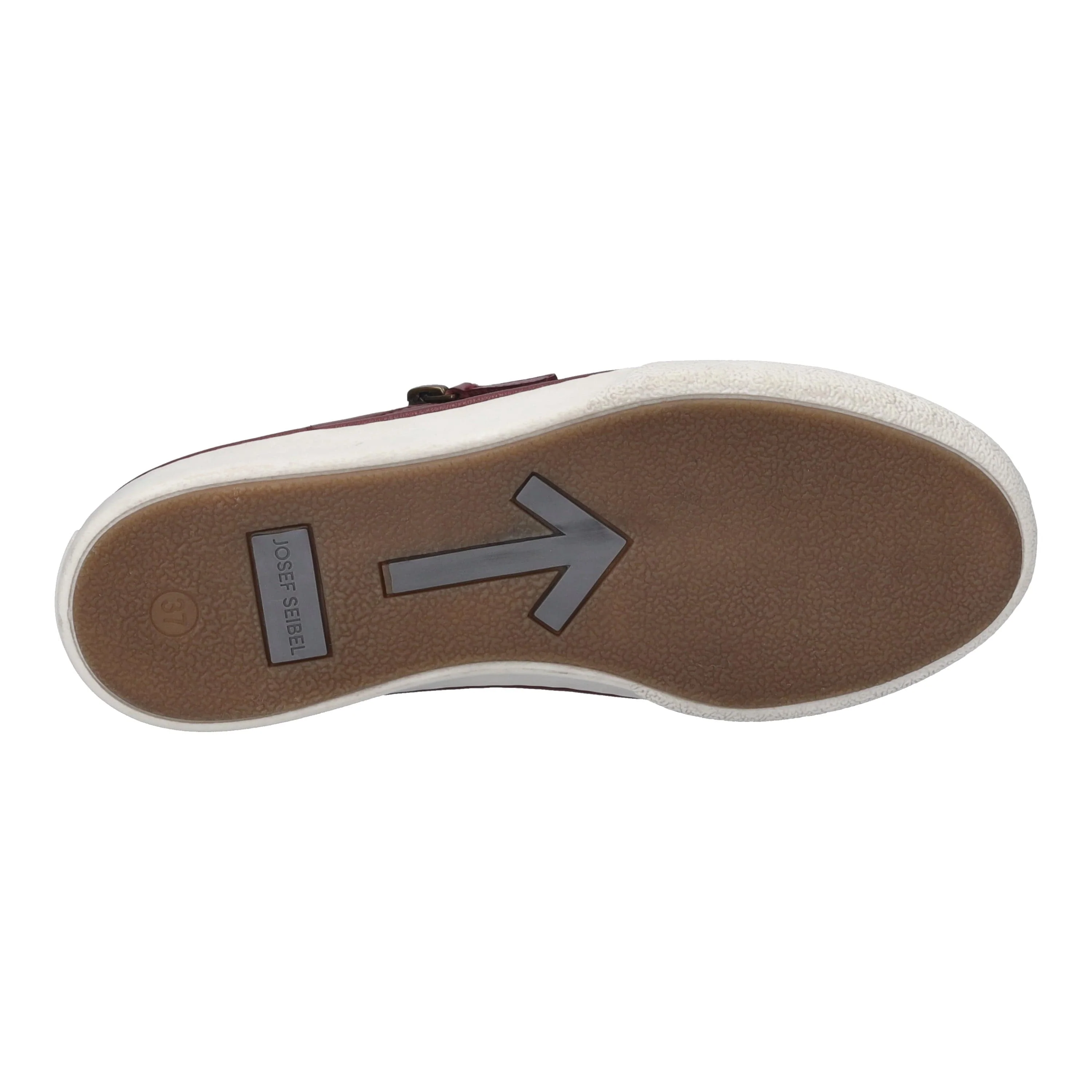 Josef Seibel Women's Claire 13 Lace & Zip Sneakers- Bordeaux - Image 4