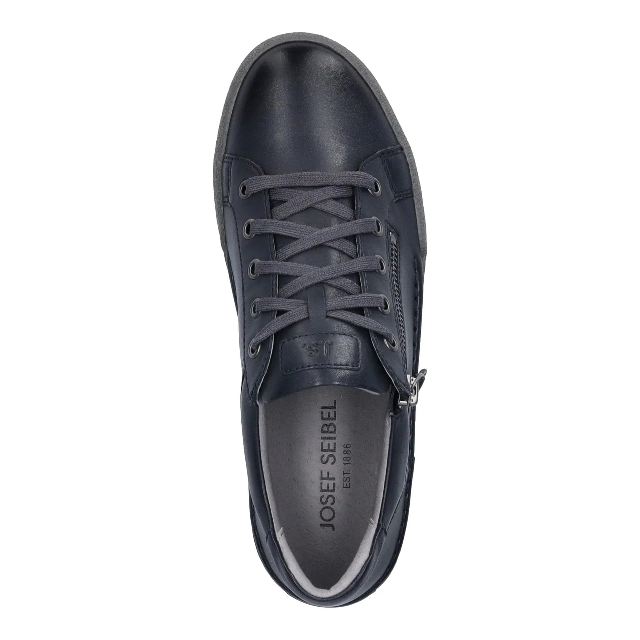 Josef Seibel Women's Claire 13 Lace & Zip Sneakers- Indigo - Image 4
