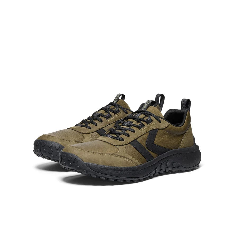 Keen Men's KS86 Leather Shoes- Dark Olive - Image 2