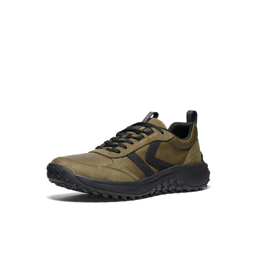 Keen Men's KS86 Leather Shoes- Dark Olive - Image 3