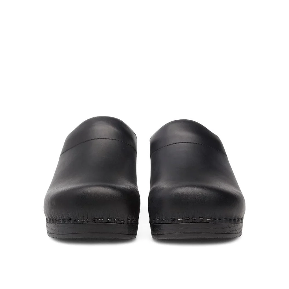 Dansko Men's Karl Box Open Back Clogs- Black - Image 4