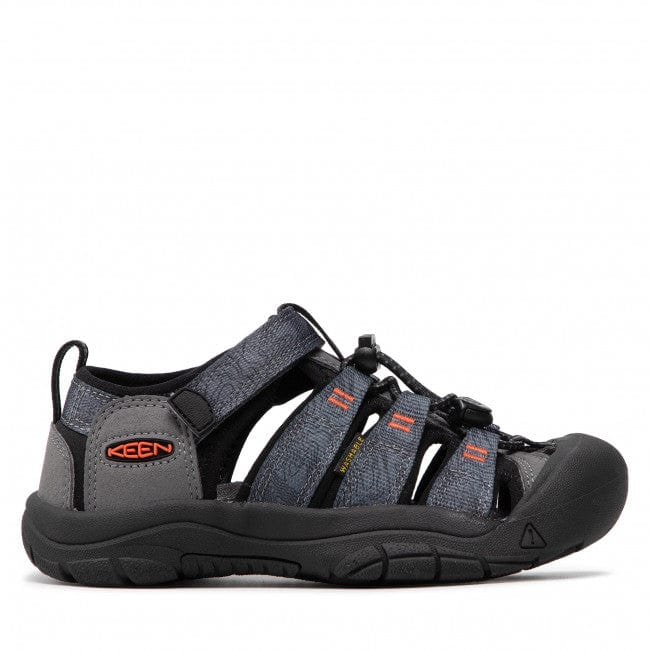 Keen Kids Newport H2 Sandals- Steel Grey/ Black