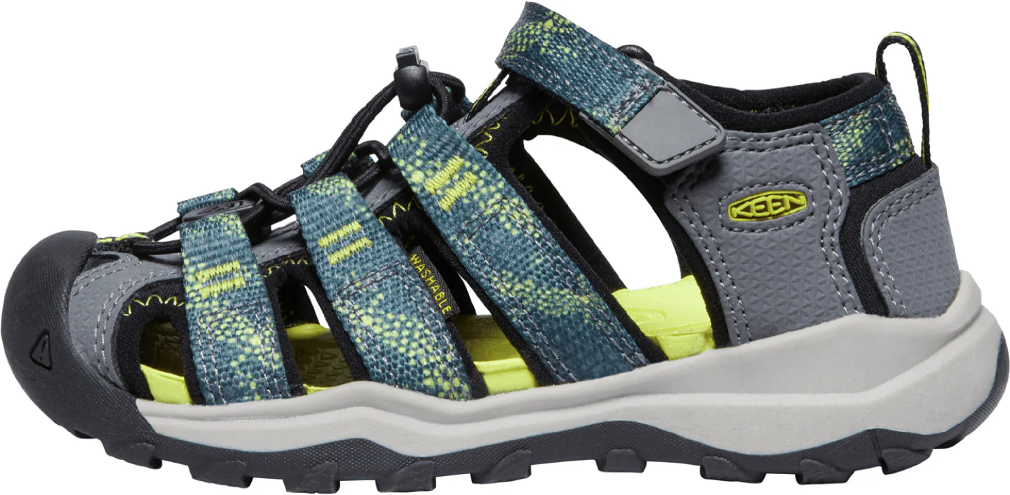 Keen Kids Newport Neo H2 Sandals- Sea Moss/ Steel Grey - Image 3