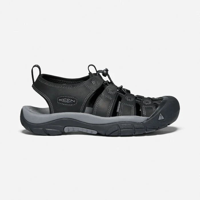 Keen Men's Newport Sandals- Black/ Steel Grey