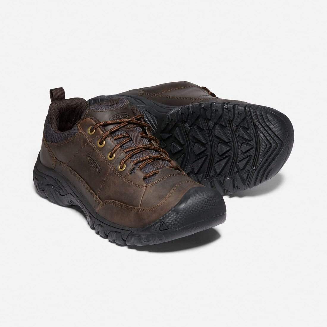 Keen Men's Targhee III Oxfords- Dark Earth/ Mulch - Image 3