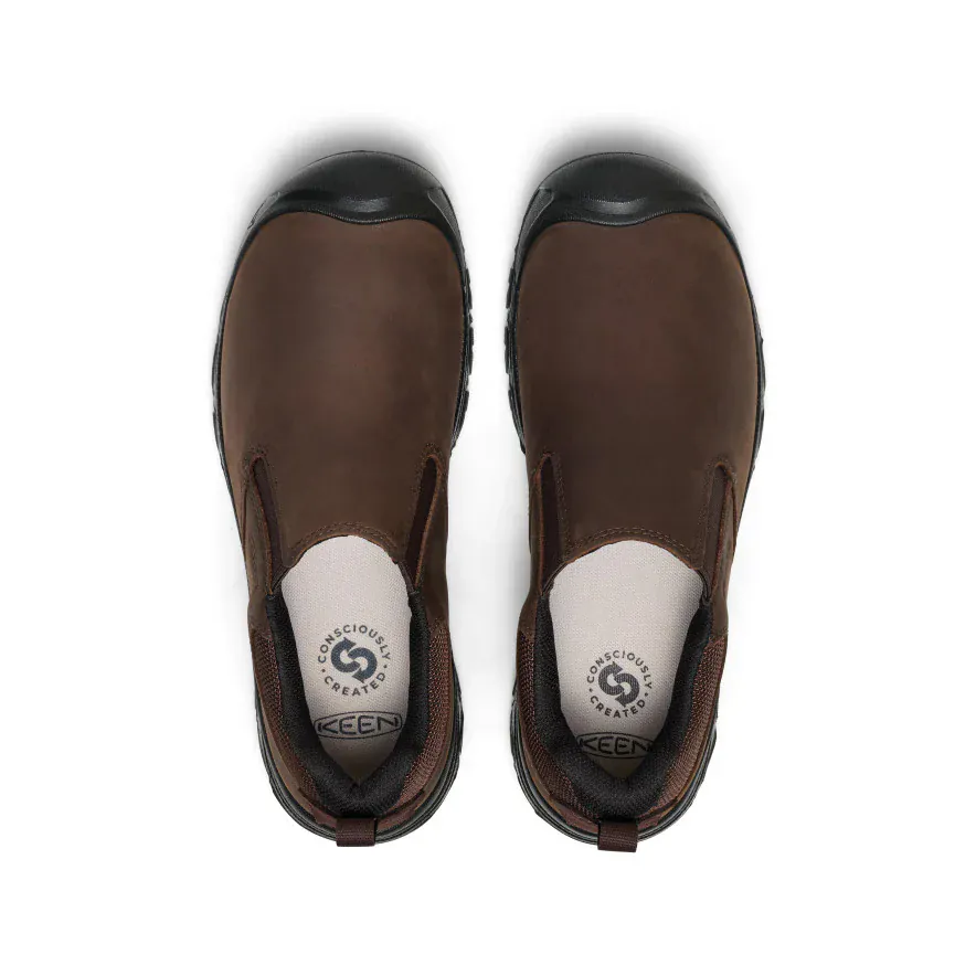 Keen Men's Targhee IV Slip-on Shoes- Java/ Black - Image 4
