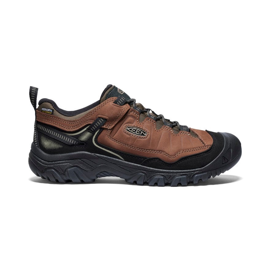 Keen Men's Targhee IV Waterproof Hiking Shoes- Bison/Black