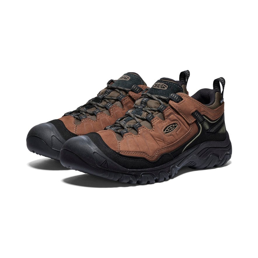 Keen Men's Targhee IV Waterproof Hiking Shoes- Bison/Black - Image 2
