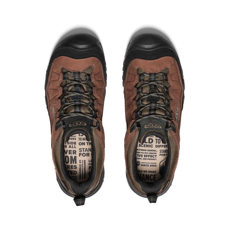 Keen Men's Targhee IV Waterproof Hiking Shoes- Bison/Black - Image 3