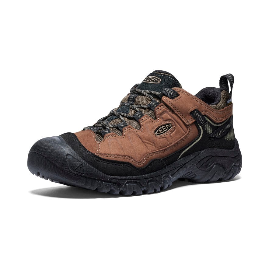 Keen Men's Targhee IV Waterproof Hiking Shoes- Bison/Black - Image 5