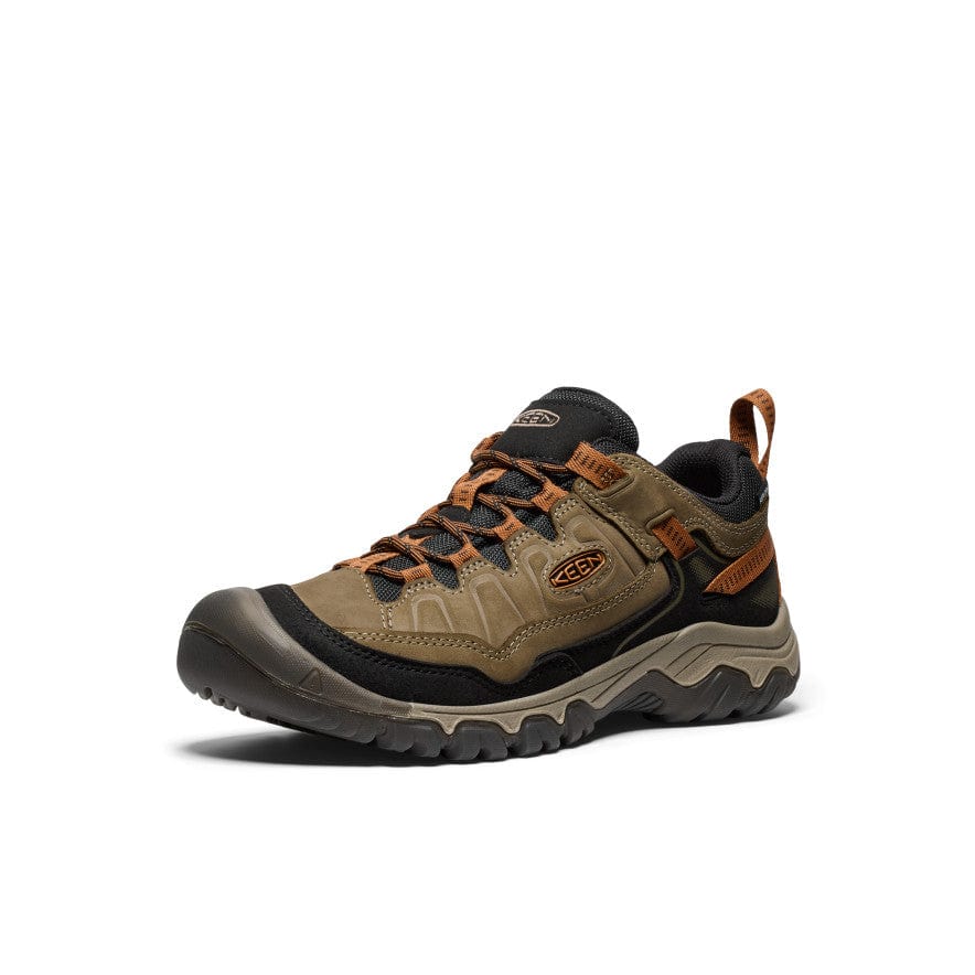 Keen Men's Targhee IV Waterproof Hiking Shoes- Sea Turtle/Roasted Pecan - Image 3