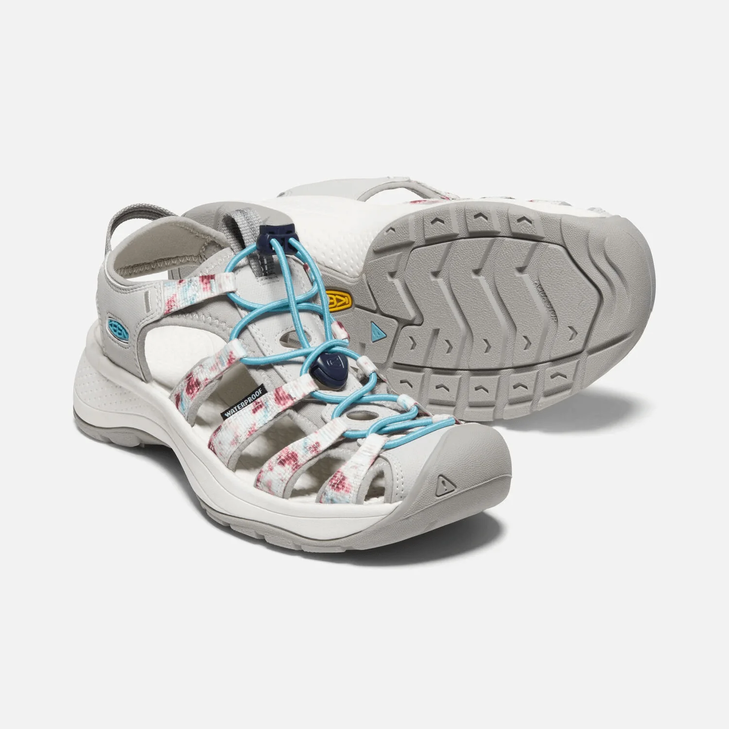 Keen Women's Astoria West Sandals- Vapor/ Porcelain - Image 4