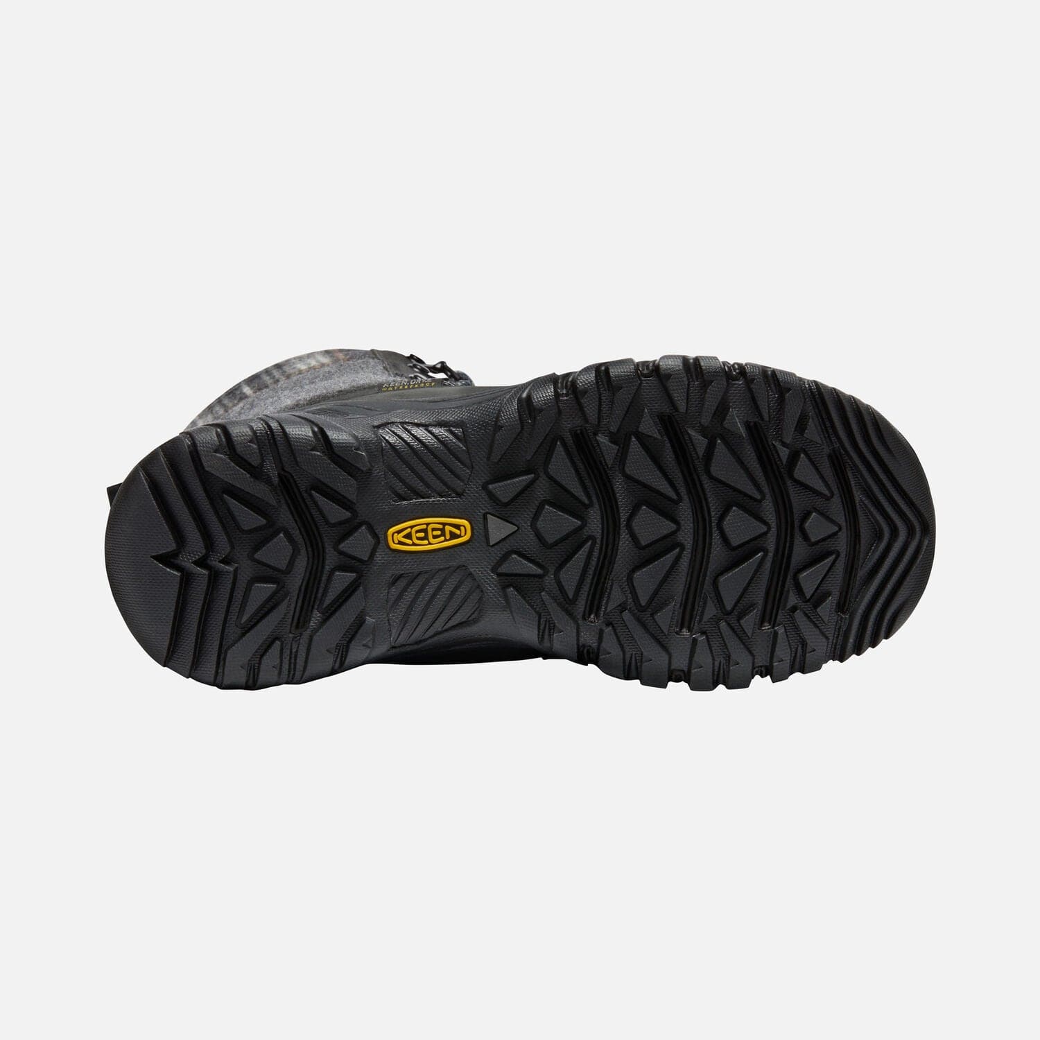 Keen Women's Greta Tall Waterproof Boots- Black/ Black Plaid - Image 3