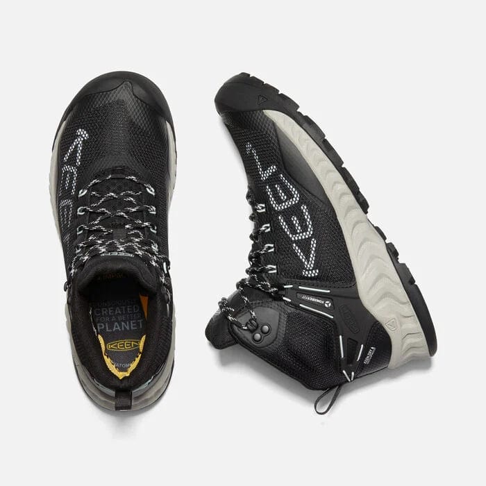 Keen Women's Nxis Evo Mid Waterproof Boots- Black/ Blue Glass - Image 2