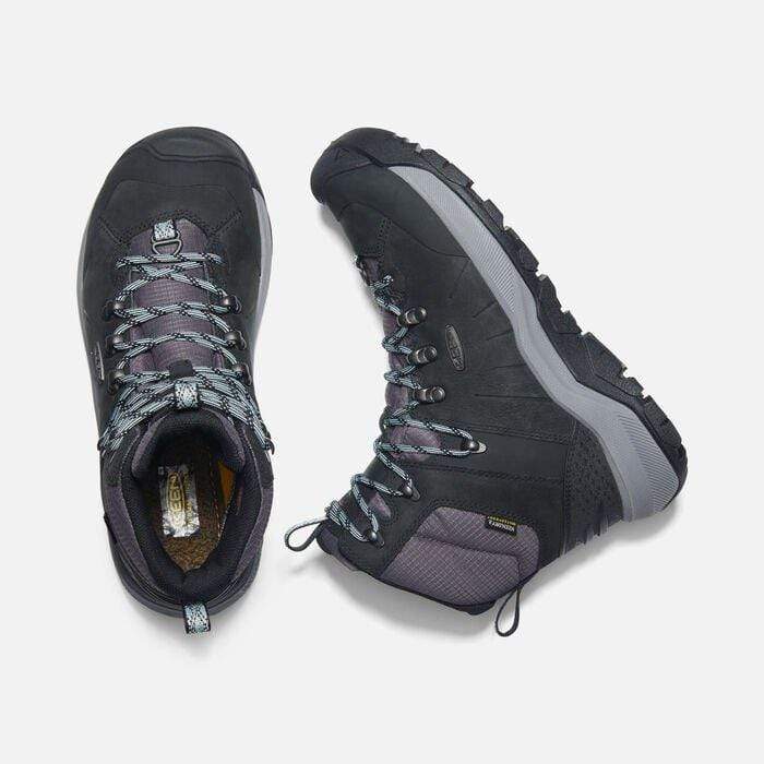 Keen Women's Revel IV Mid Polar Waterproof Boots- Black/ Harbor Gray - Image 2