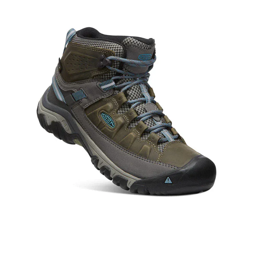 Keen Women's Targhee III Mid Waterproof Boots- Magnet/ Atlantic Blue - Image 3