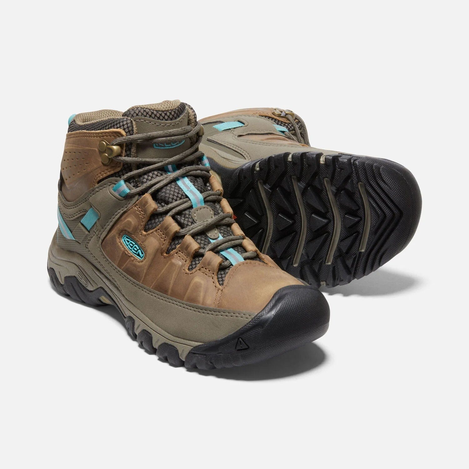 Keen Women's Targhee III Mid Waterproof Boots- Toasted Coconut/ Porcelain - Image 4