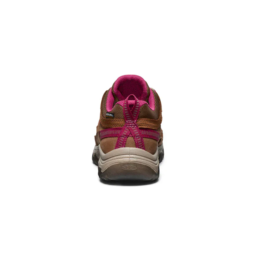 Keen Women's Targhee IV Waterproof Hiking Shoes- Bison/ Beaujolis - Image 2