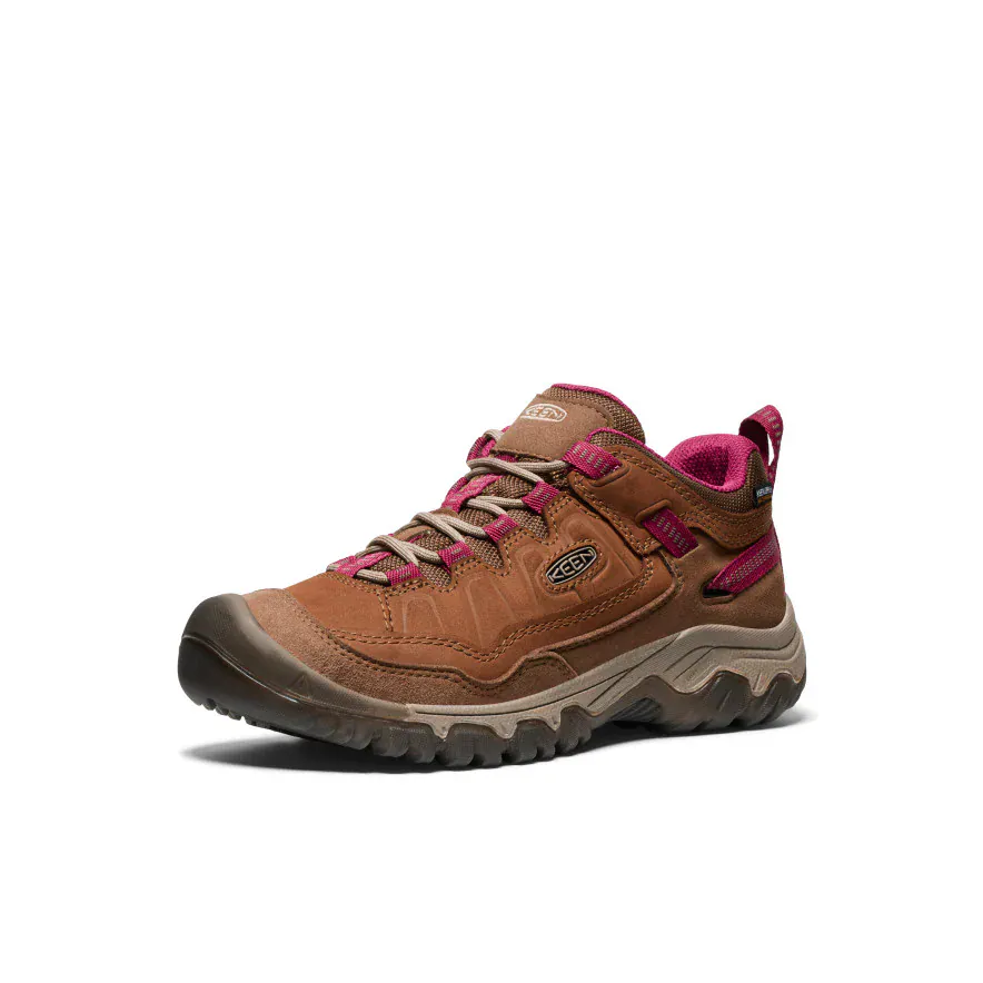 Keen Women's Targhee IV Waterproof Hiking Shoes- Bison/ Beaujolis - Image 6
