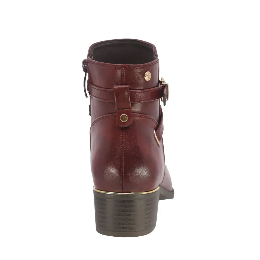 Lady Comfort Women's Becka 02 Low Boots- Bordo - Image 4